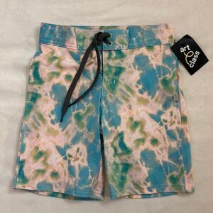 Art Class Boys Pink & Blue Tie-Dye Swim Trunks | NWT | Size 6